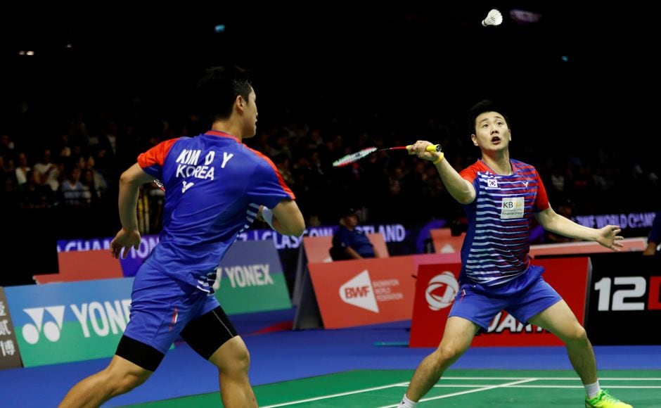 However, it was the South Korean pair that advanced through to the next round. Reuters However, it was the South Korean pair that advanced through to the next round. Reuters