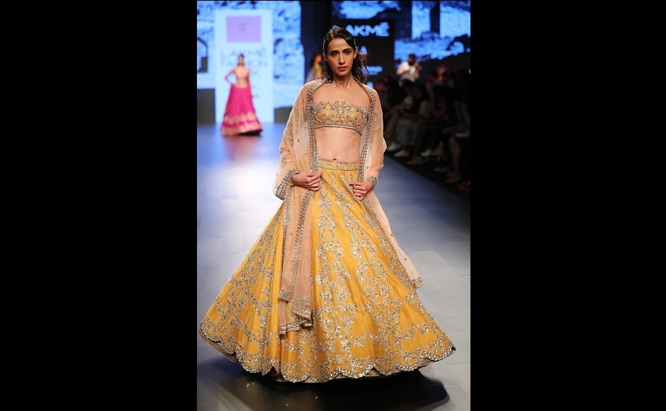 The design included a range of dresses for nearly every occasion until the main-wedding day. The design included a range of dresses for nearly every occasion until the main-wedding day.