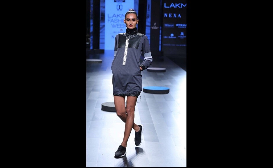 Abhishek Paatni's collection at the Lakmé Fashion Week 2017. Abhishek Paatni's collection at the Lakmé Fashion Week 2017.