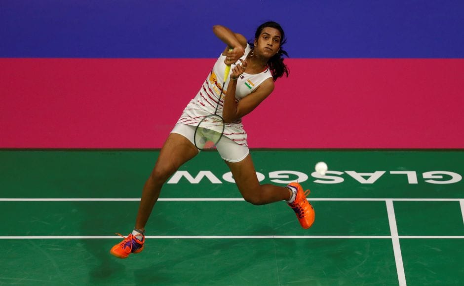 PV Sindhu will face Japan's Nozomi Okuhara in the final of the women's singles at the World Badminton Championships after knocking out China's Chen Yufei in Glasgow. Reuters PV Sindhu will face Japan's Nozomi Okuhara in the final of the women's singles at the World Badminton Championships after knocking out China's Chen Yufei in Glasgow. Reuters