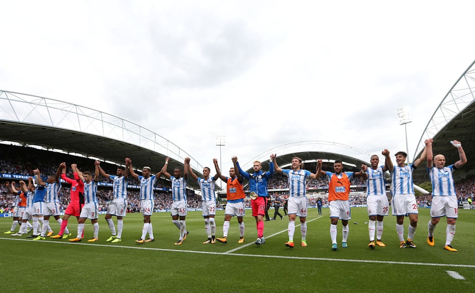 Little did anyone expect Huddersfield Town to make any major impact in the Premier League, although it's been just 2 weeks the team from West Yorkshire has two wins and as many clean sheets against their name. It was a historic victory for Huddersfield, who won their first win in 45 years in top-flight English football. Reuters Little did anyone expect Huddersfield Town to make any major impact in the Premier League, although it's been just 2 weeks the team from West Yorkshire has two wins and as many clean sheets against their name. It was a historic victory for Huddersfield, who won their first win in 45 years in top-flight English football. Reuters