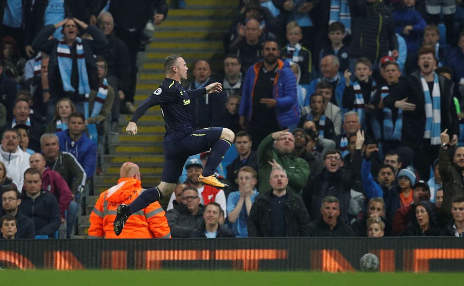 Wayne Rooney placed Dominic Calvert-Lewin’s cross beneath Manchester City's goalkeeper Ederson to become the 2nd player in Premier League history to net 200 goals. Unfortunately, Everton couldn't hold onto the lead as Raheem Sterling equalised for Manchester City in the 82nd minute, with the game finishing 1-1. Reuters Wayne Rooney placed Dominic Calvert-Lewin’s cross beneath Manchester City's goalkeeper Ederson to become the 2nd player in Premier League history to net 200 goals. Unfortunately, Everton couldn't hold onto the lead as Raheem Sterling equalised for Manchester City in the 82nd minute, with the game finishing 1-1. Reuters