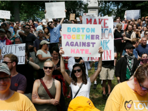 Boston: Thousands take to streets to protest against far-right 'free speech' rally Boston: Thousands take to streets to protest against far-right 'free speech' rally