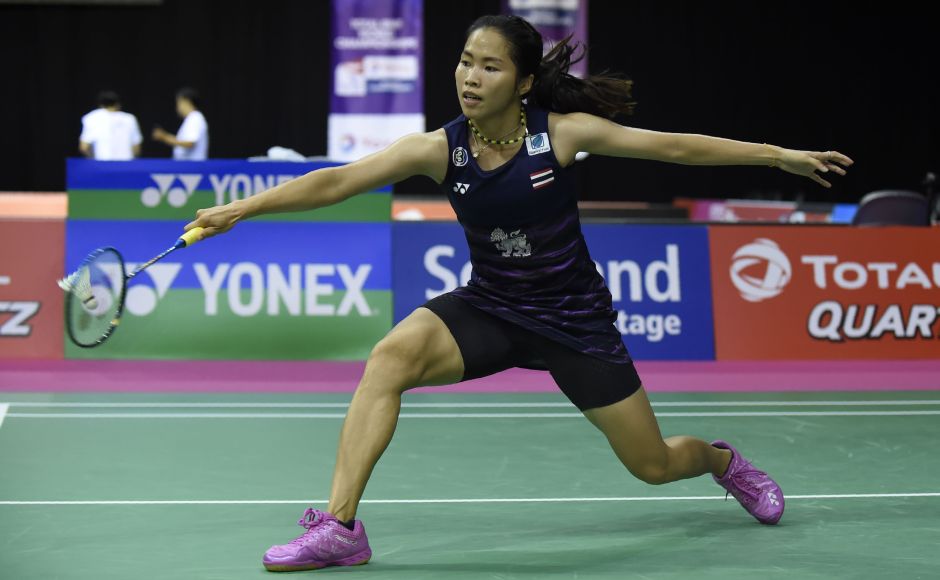 Thailand's Ratchanok Intanon returns during her match against Malaysia's Rui Chen Yap. The Thai player romped to a 21-12, 21-7 victory. AFP Thailand's Ratchanok Intanon returns during her match against Malaysia's Rui Chen Yap. The Thai player romped to a 21-12, 21-7 victory. AFP