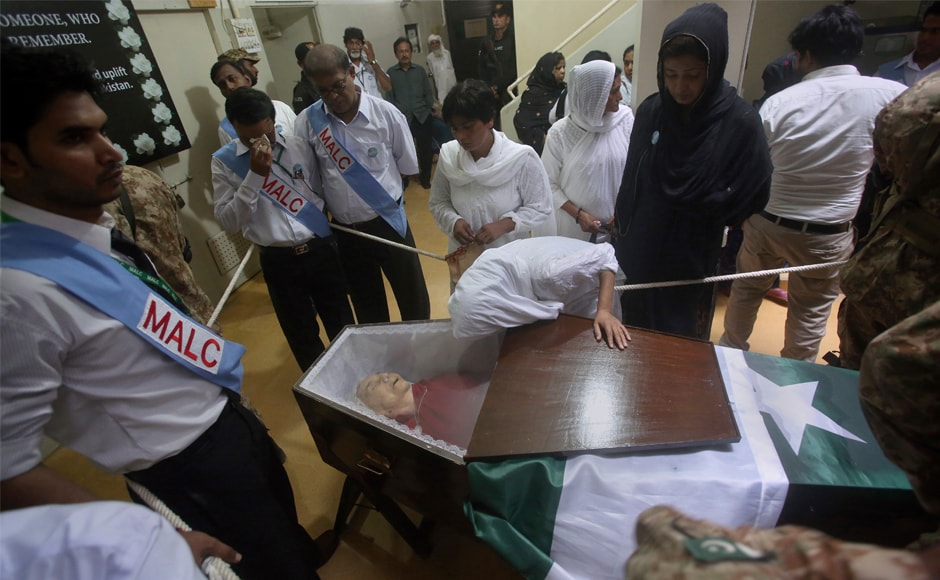 Mourners attend a state funeral of Pfau. She has been honoured by the State with the country's two highest civilian awards, the Hilal-e-Imtiaz and the Hilal-e-Pakistan. AP Mourners attend a state funeral of Pfau. She has been honoured by the State with the country's two highest civilian awards, the Hilal-e-Imtiaz and the Hilal-e-Pakistan. AP