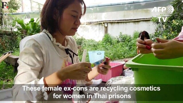 Beauty behind bars: Recycled lipstick for Thailand's inmates Beauty behind bars: Recycled lipstick for Thailand's inmates