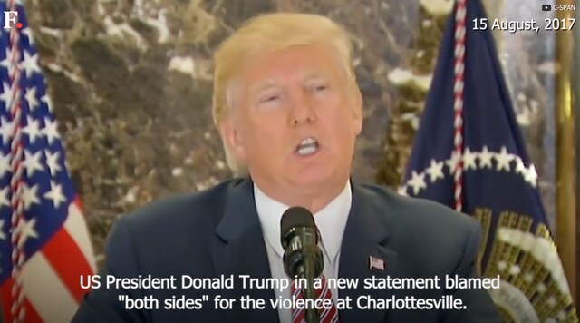 Charlottesville violence: Donald Trump goes off rails in rambling 'infrastructure' press conference, blames both sides again Charlottesville violence: Donald Trump goes off rails in rambling 'infrastructure' press conference, blames both sides again