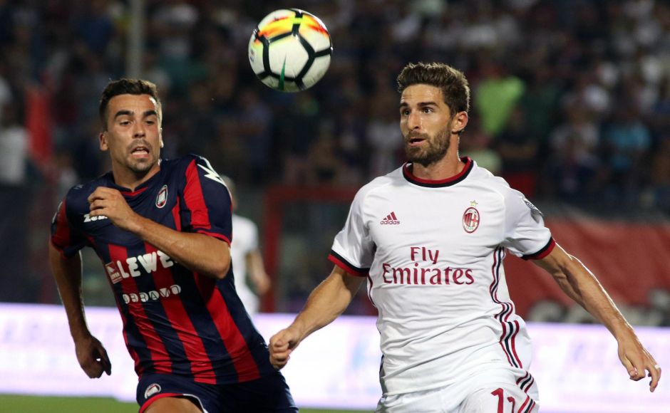 The new-look AC Milan team proved just as effective in Serie A as it has been in Europe, easing to a 3-0 win at 10-man Crotone on Sunday — albeit with the aid of video technology. AP The new-look AC Milan team proved just as effective in Serie A as it has been in Europe, easing to a 3-0 win at 10-man Crotone on Sunday — albeit with the aid of video technology. AP