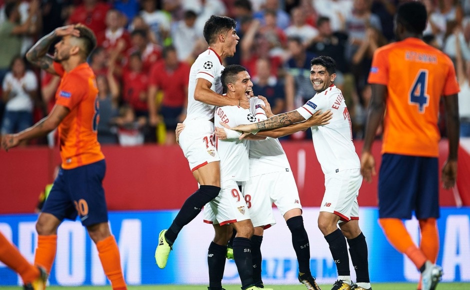 Wissam Ben Yedder scored the crucial goal to win it for Sevilla. Image Courtesy: Twitter @ChampionsLeague Wissam Ben Yedder scored the crucial goal to win it for Sevilla. Image Courtesy: Twitter @ChampionsLeague
