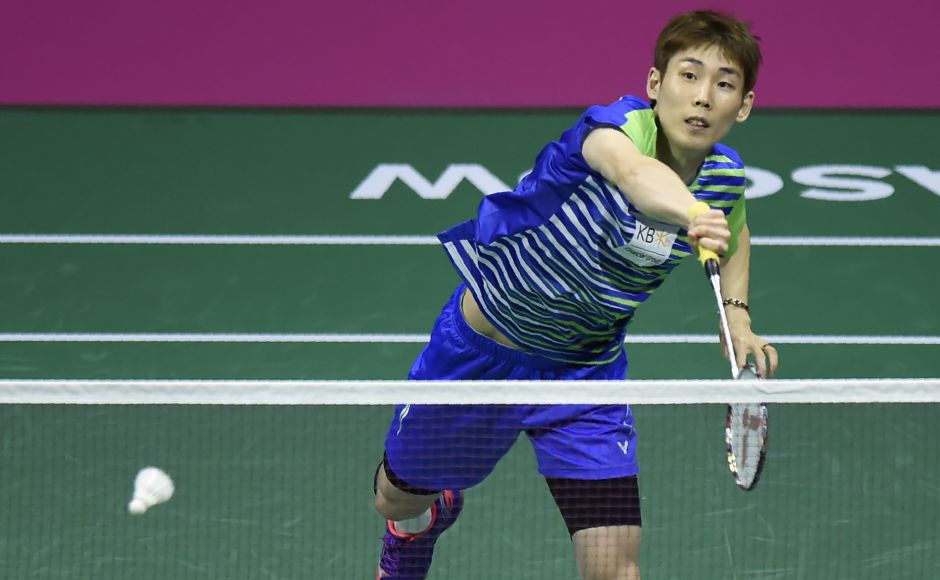 Lin Dan, who last won the title in 2013, defeated Son Wan-Ho (in picture) 21-17, 21-14 to reach his seventh world final. AFP Lin Dan, who last won the title in 2013, defeated Son Wan-Ho (in picture) 21-17, 21-14 to reach his seventh world final. AFP