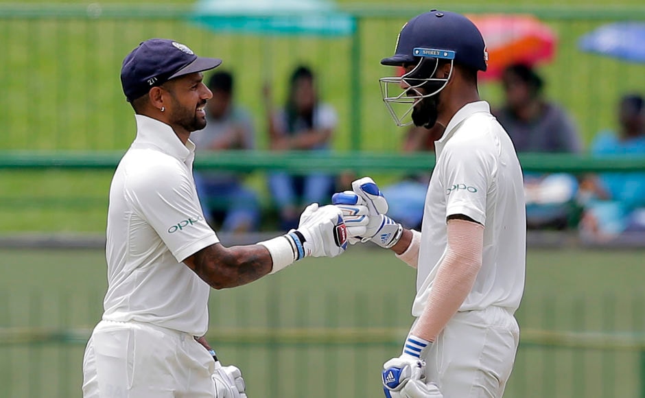 Shikhar Dhawan and KL Rahul played some wonderful shots in their 188-run opening partnership. It was also the highest opening partnership against Sri Lanka in Sri Lanka AP Shikhar Dhawan and KL Rahul played some wonderful shots in their 188-run opening partnership. It was also the highest opening partnership against Sri Lanka in Sri Lanka AP