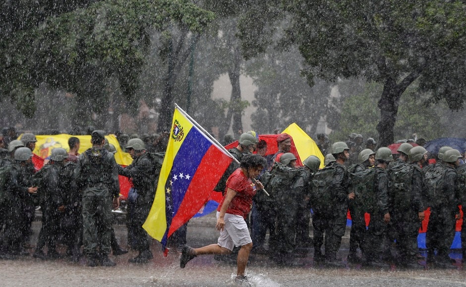 President Nicolas Maduro launched two-day military exercise on Saturday to defy Donald Trump's threat of a possible military option in Venezuela. AP President Nicolas Maduro launched two-day military exercise on Saturday to defy Donald Trump's threat of a possible military option in Venezuela. AP