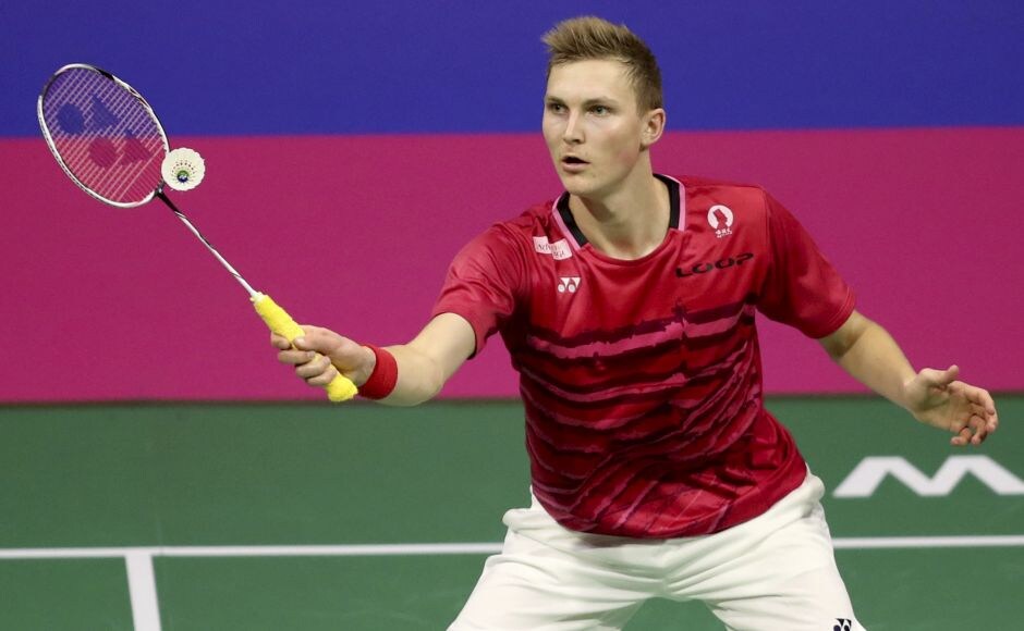 Denmark's Viktor Axelsen beat China's Chen Long 21-9, 21-10 in 39 minutes and has a chance to become the first Danish or European male to win the world title in 20 years. AP Denmark's Viktor Axelsen beat China's Chen Long 21-9, 21-10 in 39 minutes and has a chance to become the first Danish or European male to win the world title in 20 years. AP