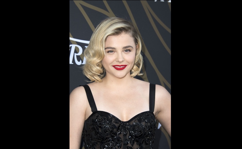 Chloë Grace Moretz was also one of the stars to be honoured at the event. Image from AFP. Chloë Grace Moretz was also one of the stars to be honoured at the event. Image from AFP.