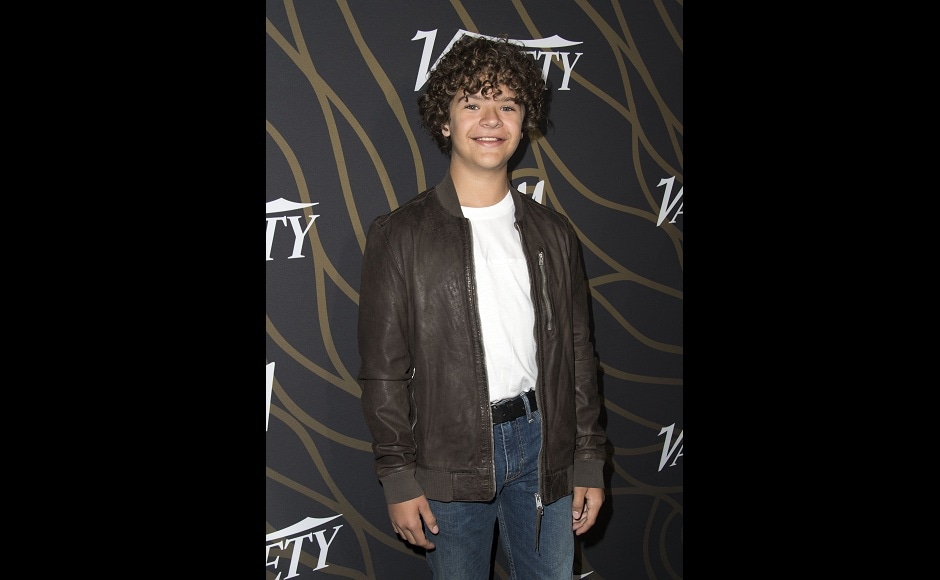 Gaten Matarazzo, star of Netflix original Stranger Things, attended the event, too. Image from AFP. Gaten Matarazzo, star of Netflix original Stranger Things, attended the event, too. Image from AFP.