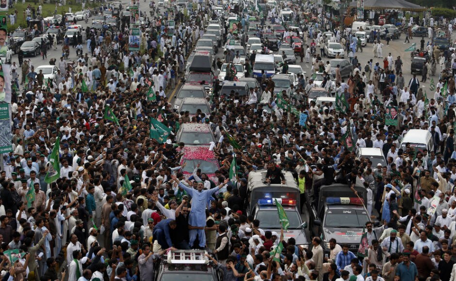 The road show also comes after the Pakistan Supreme Court disqualified Sharif over the Panama Papers scandal. AP The road show also comes after the Pakistan Supreme Court disqualified Sharif over the Panama Papers scandal. AP