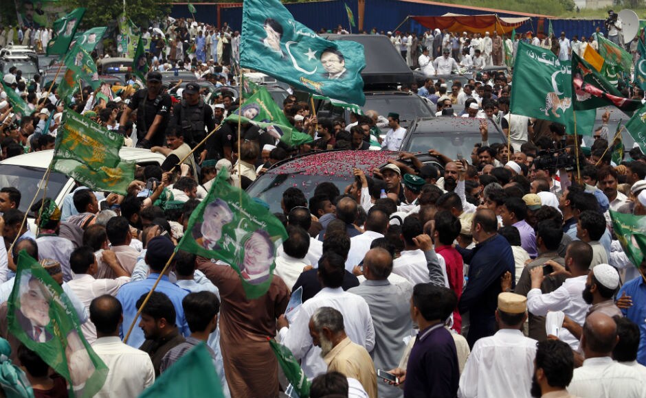 Authorities estimated that up to 8,500 people and 950 vehicles were part of the procession. AP Authorities estimated that up to 8,500 people and 950 vehicles were part of the procession. AP