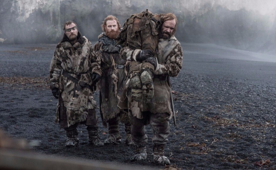 The Hound loads the captured wight in a boat, ready to be taken to King's Landing. Image via HBO The Hound loads the captured wight in a boat, ready to be taken to King's Landing. Image via HBO
