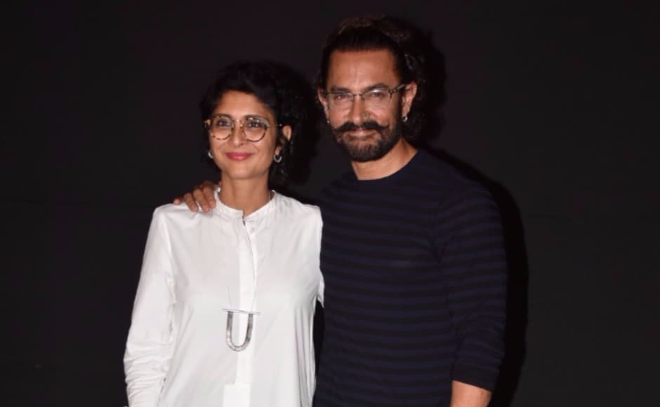 Kiran Rao and her husband Aamir Khan, producers of Secret Superstar Kiran Rao and her husband Aamir Khan, producers of Secret Superstar