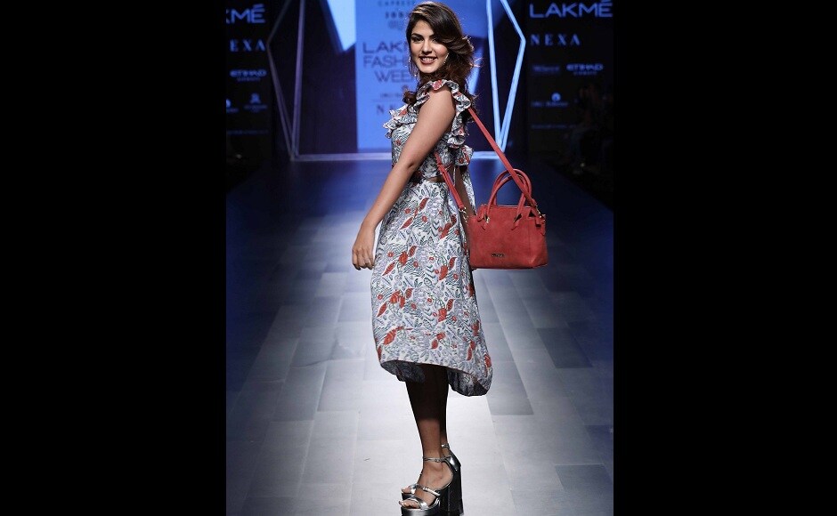 Bollywood actress Rhea Chakraborty was the showstopper at Caprese's “Dress Like a Girl” collection. Bollywood actress Rhea Chakraborty was the showstopper at Caprese's “Dress Like a Girl” collection.