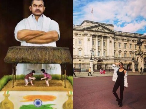 Dangal cake by Dubai bakery, Sonakshi celebrates I-Day at Buckingham Palace: Social Media Stalkers' Guide Dangal cake by Dubai bakery, Sonakshi celebrates I-Day at Buckingham Palace: Social Media Stalkers' Guide