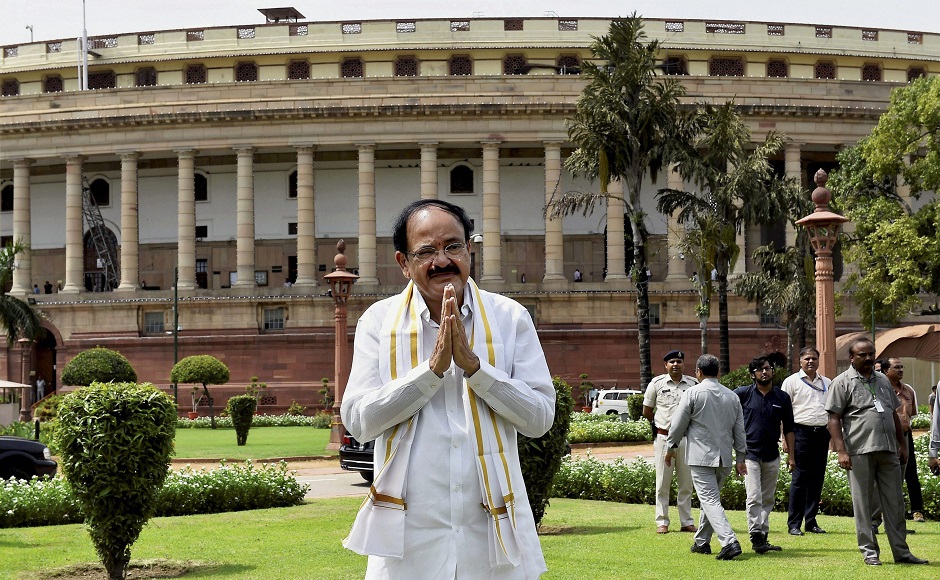 Naidu, 68, who was hitherto part of Prime Minister Narendra Modi's cabinet, succeeded M Hamid Ansari who served two consecutive terms since August 2007. PTI Naidu, 68, who was hitherto part of Prime Minister Narendra Modi's cabinet, succeeded M Hamid Ansari who served two consecutive terms since August 2007. PTI