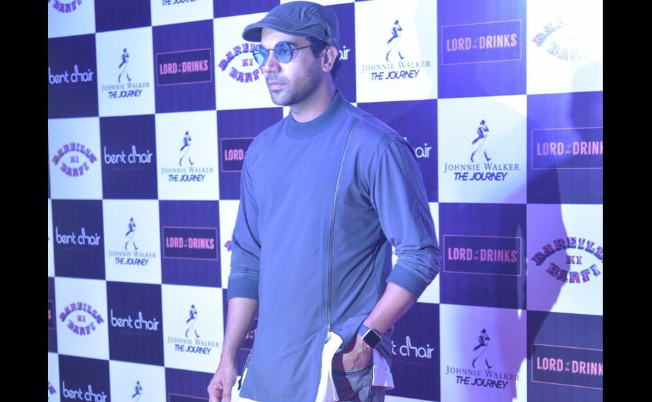 Rajkummar Rao, too, looked dapper in a snazzy shirt paired with tinted sunglasses and a hat. Image from Twitter. Rajkummar Rao, too, looked dapper in a snazzy shirt paired with tinted sunglasses and a hat. Image from Twitter.