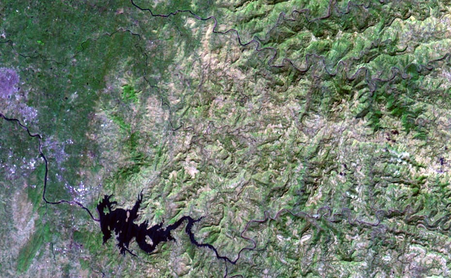 Daman imaged by the ResourceSat 2A. Image: ISRO Daman imaged by the ResourceSat 2A. Image: ISRO