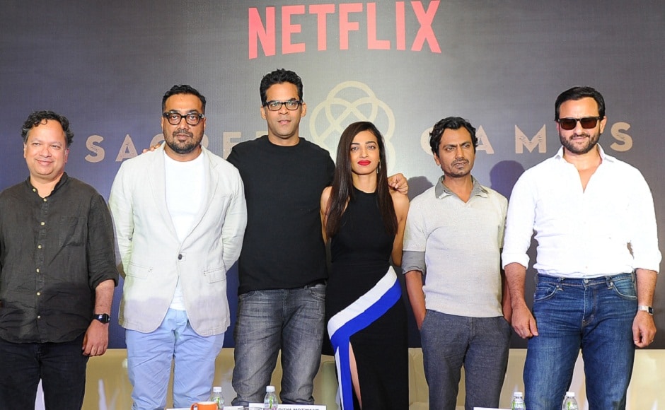 Author Vikram Chandra; directors Anurag Kashyap and Vikramaditya Motwane; actors Radhika Apte, Nawazuddin Siddiqui and Saif Ali Khan Author Vikram Chandra; directors Anurag Kashyap and Vikramaditya Motwane; actors Radhika Apte, Nawazuddin Siddiqui and Saif Ali Khan