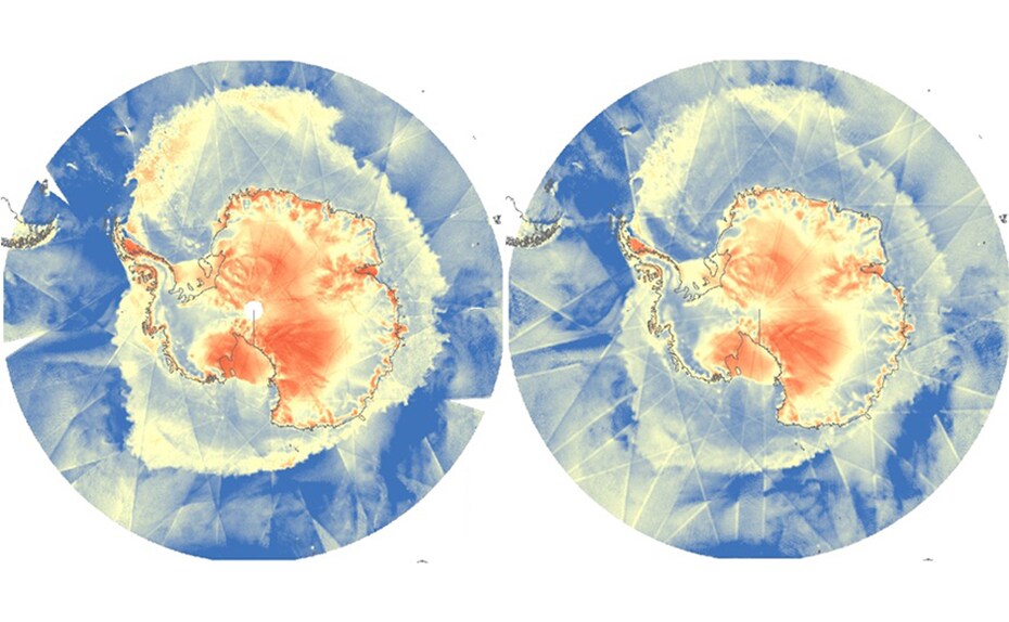 The Antartic imaged by the ScatSat-1 The Antartic imaged by the ScatSat-1