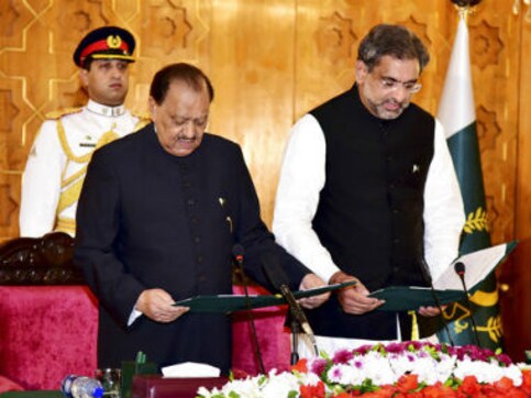 Pakistan PM Shahid Khaqan Abbasi's first cabinet meeting endorses 'moral, diplomatic' support for Kashmir Pakistan PM Shahid Khaqan Abbasi's first cabinet meeting endorses 'moral, diplomatic' support for Kashmir