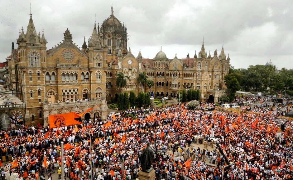The protest which started from Byculla Zoo at 11 am and ended at Azad Maiden in the evening, saw participation of lakhs of community members and was intended as show of strength and unity. AP The protest which started from Byculla Zoo at 11 am and ended at Azad Maiden in the evening, saw participation of lakhs of community members and was intended as show of strength and unity. AP