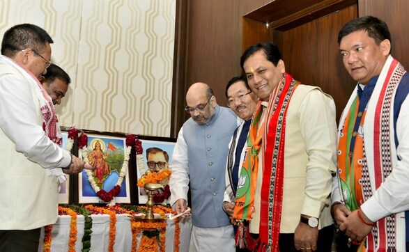 Amit Shah bats for development of North East at NEDA conclave Amit Shah bats for development of North East at NEDA conclave