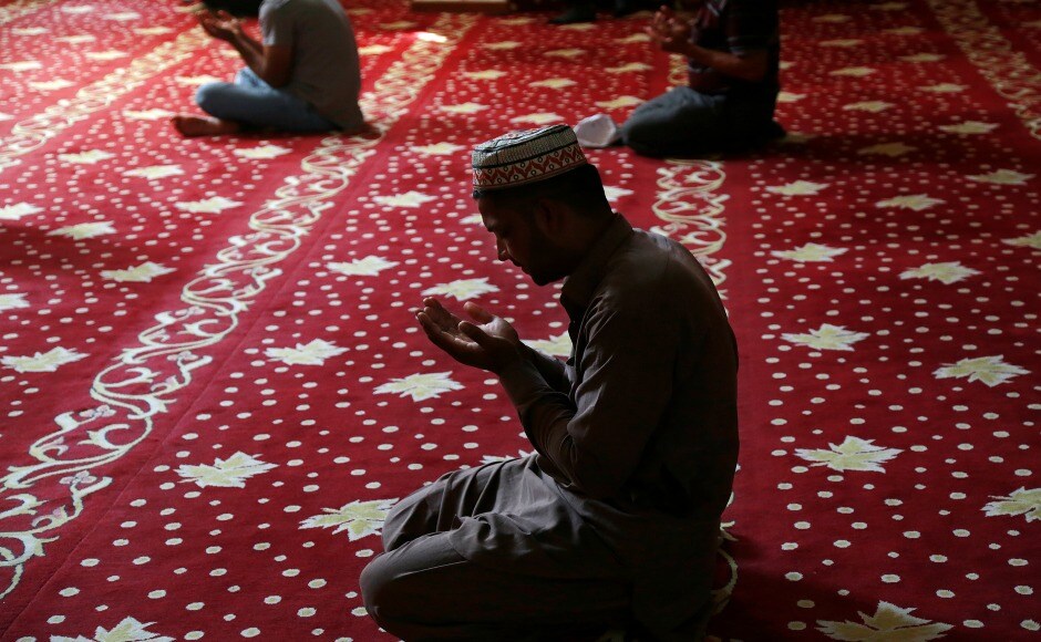 Muslims around the world are celebrating the Eid-al-Adha, as some 2 million pilgrims carry out the final rites of the annual Hajj in Saudi Arabia. A Muslim praying at the Selimiye mosque in the Turkish Cypriots breakaway area in Cyprus. AP Muslims around the world are celebrating the Eid-al-Adha, as some 2 million pilgrims carry out the final rites of the annual Hajj in Saudi Arabia. A Muslim praying at the Selimiye mosque in the Turkish Cypriots breakaway area in Cyprus. AP
