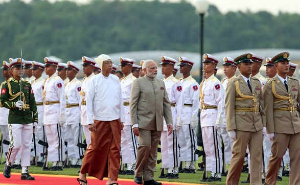 Narendra Modi visits Myanmar amid raging crisis over Rohingyas Narendra Modi visits Myanmar amid raging crisis over Rohingyas
