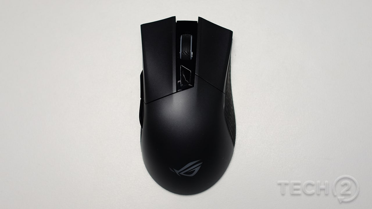 The top view of the mouse
