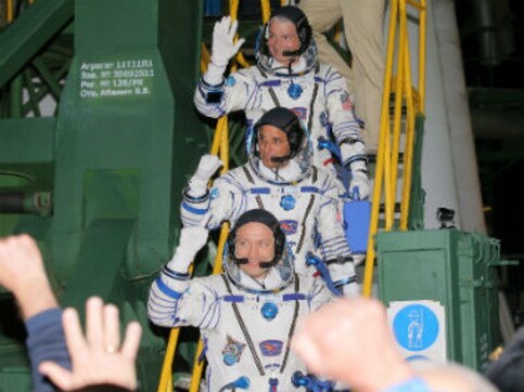 Two US astronauts, Russian cosmonaut blast off five-month International Space Station mission Two US astronauts, Russian cosmonaut blast off five-month International Space Station mission