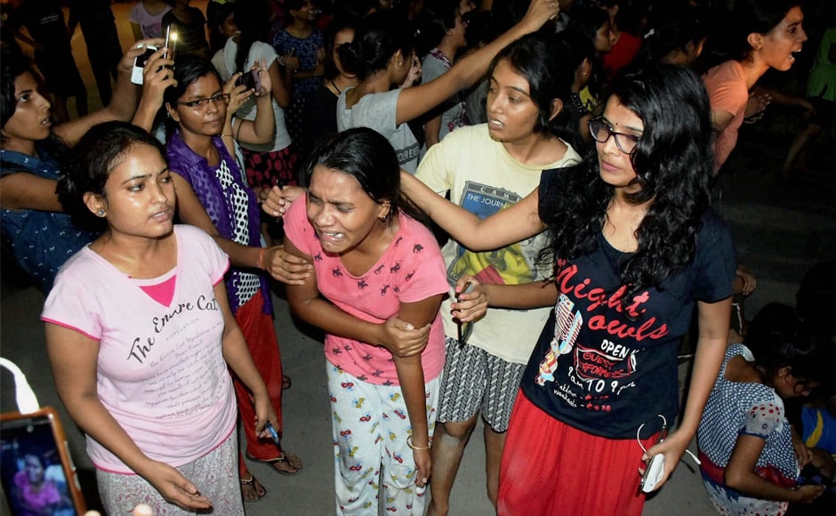 Several female students were injured when the police allegedly used force to remove protesters from outside the vice-chancellor's residence. The students claimed that the police lathicharged them and pulled them by the hair. PTI BHU students' protests take a violent turn as police lathicharge women; Yogi Adityanath orders inquiry