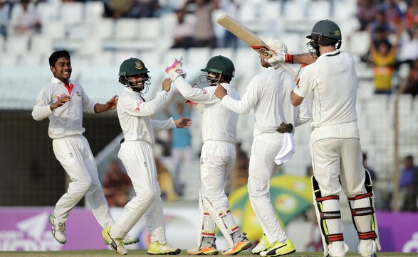 David Warner century gives Australia slight advantage over Bangladesh on Day 3 David Warner century gives Australia slight advantage over Bangladesh on Day 3