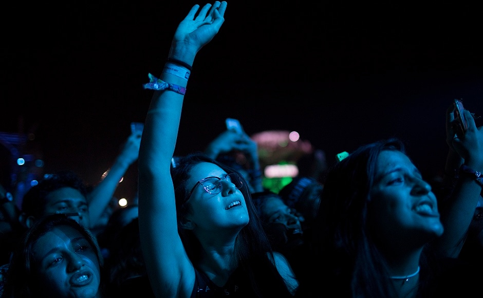 Music fans listen to the performance of Mendes at the Rock in Rio music festival in Rio de Janeiro. Photo courtesy: AP/Leo Correa Music fans listen to the performance of Mendes at the Rock in Rio music festival in Rio de Janeiro. Photo courtesy: AP/Leo Correa
