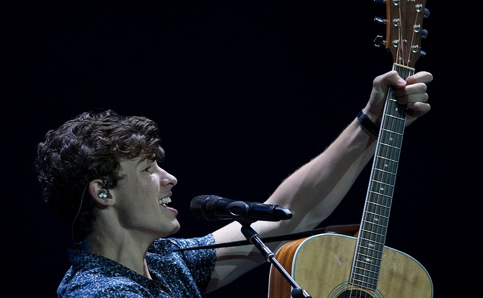 Mendes' second album Illuminate also reached the numero uno position at the US Billboard 200, thus making him one of the youngest artists to achieve this feat. Photo courtesy: AP/Leo Correa Mendes' second album Illuminate also reached the numero uno position at the US Billboard 200, thus making him one of the youngest artists to achieve this feat. Photo courtesy: AP/Leo Correa