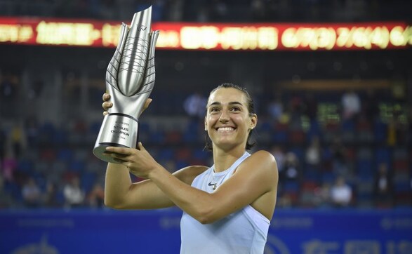 Caroline Garcia wins maiden Wuhan Open title, Martina Hingis celebrates 37th birthday with women's doubles crown Caroline Garcia wins maiden Wuhan Open title, Martina Hingis celebrates 37th birthday with women's doubles crown