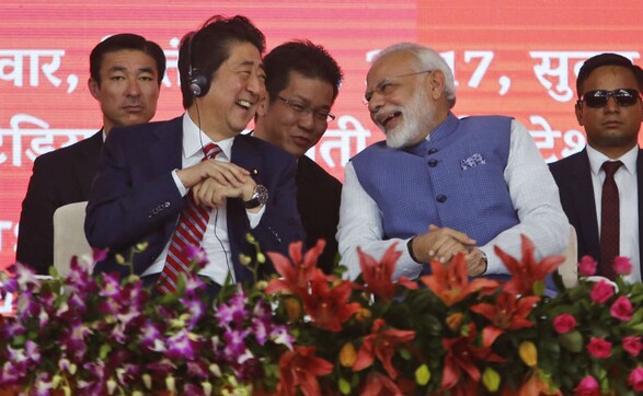 Ahmedabad-Mumbai bullet train: Narendra Modi hopes to ride train with Shinzo Abe in 2022 Ahmedabad-Mumbai bullet train: Narendra Modi hopes to ride train with Shinzo Abe in 2022