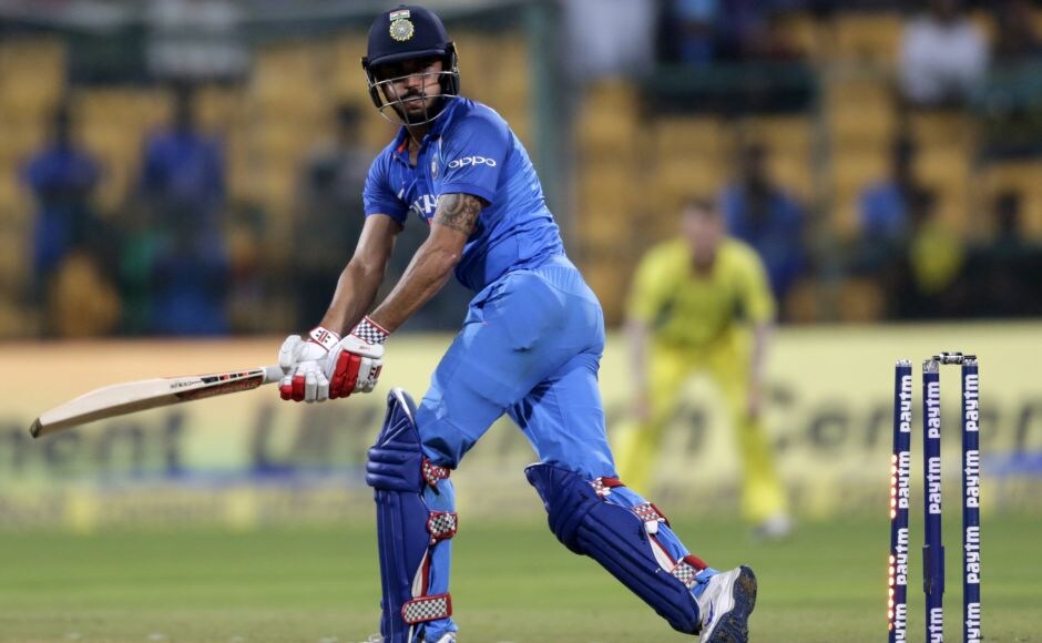 Three balls later, Manish Pandey was bowled on 33 by Pat Cummins. MS Dhoni led India past 300, but the asking rate was too much in the face of inspired death bowling from the Australia quicks. India ended on 313-8. AP David Warner smashes sparkling century in 100th ODI to end Australia's losing streak