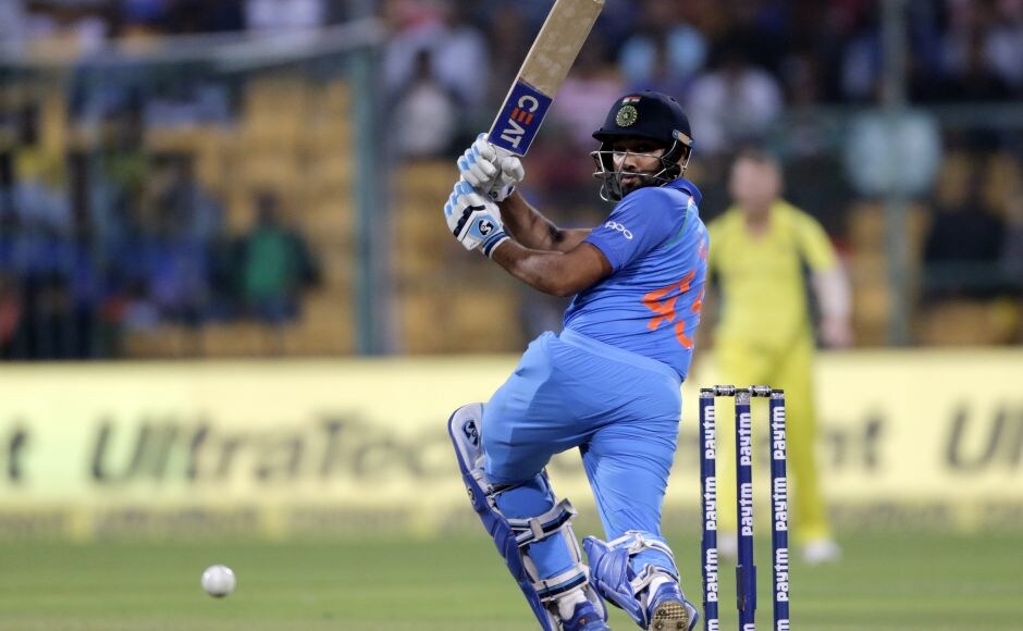 India began their reply on a positive note as Ajinkya Rahane (53 off 58 balls) and Rohit Sharma (65 off 42 balls) put on 106 runs for the opening wicket. AP David Warner smashes sparkling century in 100th ODI to end Australia's losing streak