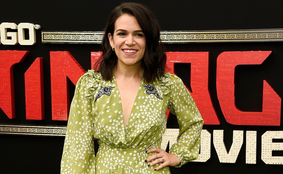 Abbi Jacobson, poses for the photographers at the premiere of The Lego Ninjago Movie in Los Angeles. Photo courtesy: AP/Chris Pizzello Abbi Jacobson, poses for the photographers at the premiere of The Lego Ninjago Movie in Los Angeles. Photo courtesy: AP/Chris Pizzello