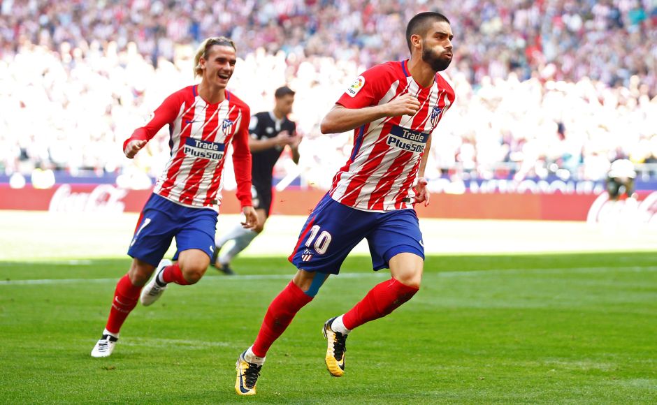 Diego Costa watched from the stands of Atletico Madrid's new Wanda Metropolitano Stadium as his soon-to-be teammates Antoine Griezmann and Yannick Carrasco scored in the second half to down Sevilla. Reuters Barcelona's Luiz Suarez scores in 100th La Liga appearance, Real Madrid win on Cristiano Ronaldo's return