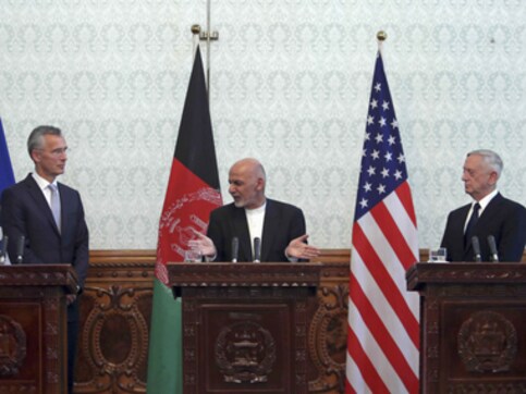 US defence secretary James Mattis, NATO chief Jens Stoltenberg renew commitment to Afghan conflict US defence secretary James Mattis, NATO chief Jens Stoltenberg renew commitment to Afghan conflict