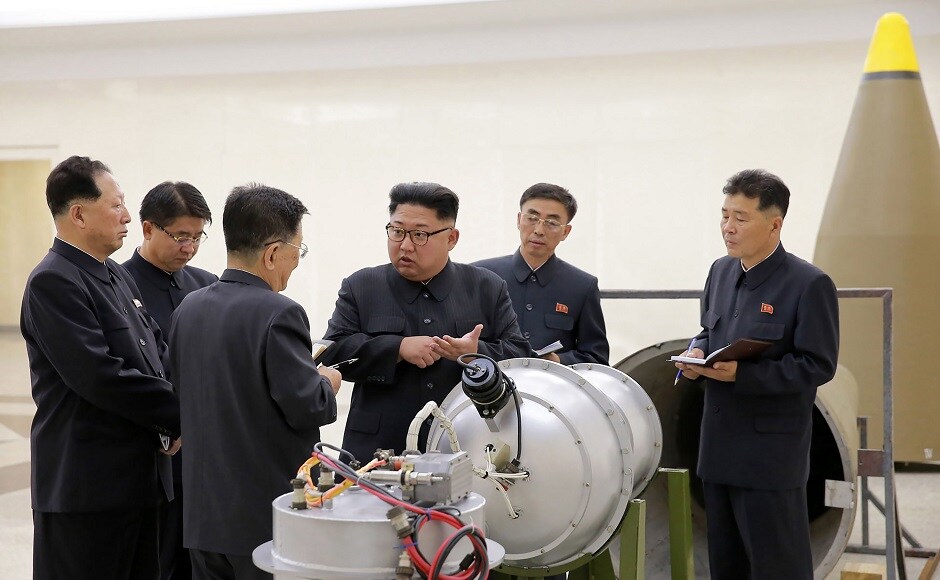 All components of the H-bomb are homemade and all processes were put on Juche basis that enables the country to produce as many powerful nuclear weapons as it wants, reports say. AFP All components of the H-bomb are homemade and all processes were put on Juche basis that enables the country to produce as many powerful nuclear weapons as it wants, reports say. AFP