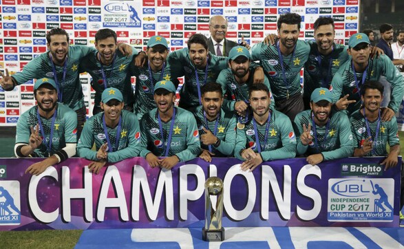 Ahmed Shehzad's whirlwind 89 helps Pakistan beat World XI in 3rd T20I, clinch series 2-1 Ahmed Shehzad's whirlwind 89 helps Pakistan beat World XI in 3rd T20I, clinch series 2-1
